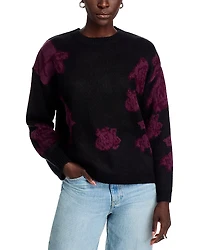 Koko + Mason Floral Print Sweater