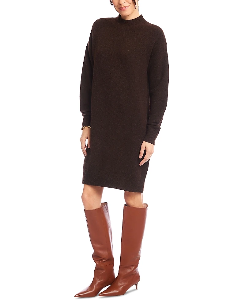 Karen Kane Mock Neck Sweater Dress