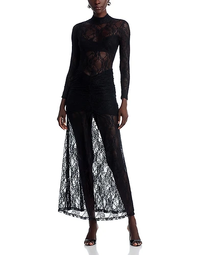 Nightcap Drop Waist Lace Maxi Dress