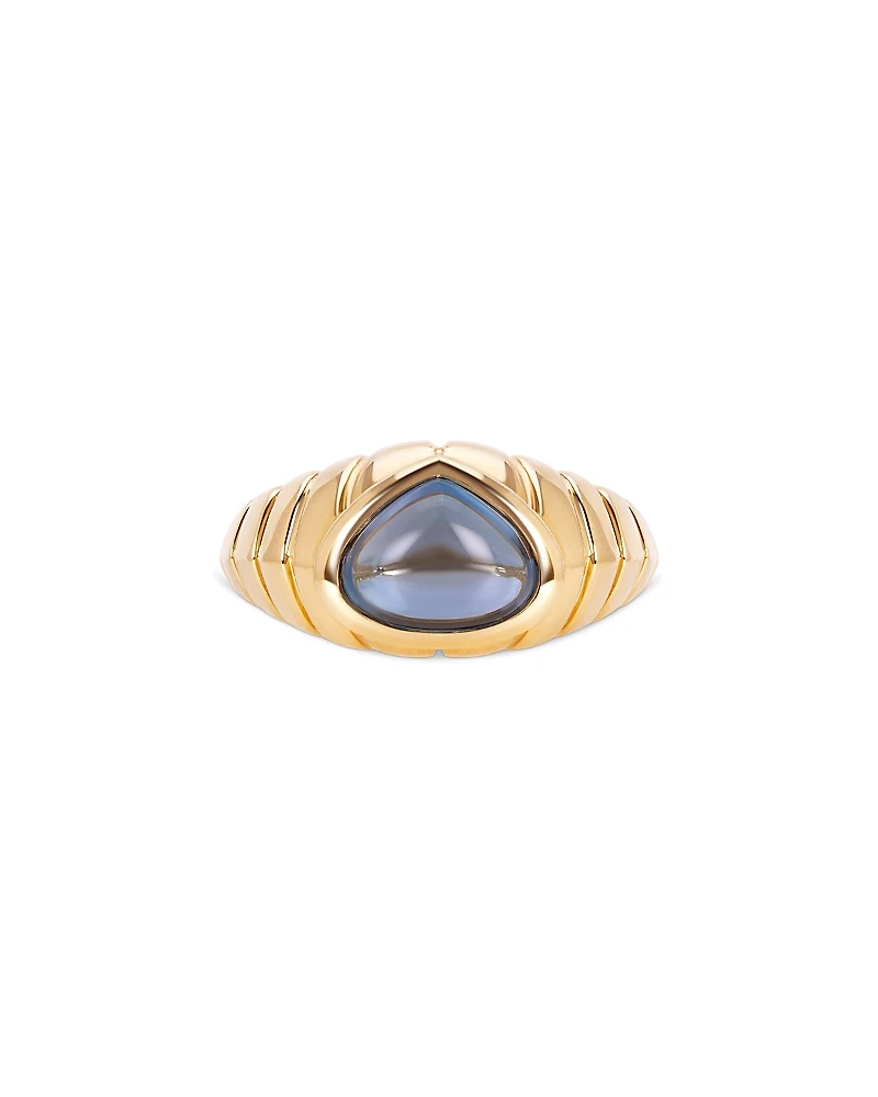 Marina B Blue Topaz Cabochon Ring