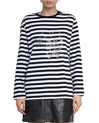 Zadig & Voltaire Edwini Ml Happy Mouse Rhinestone Tee