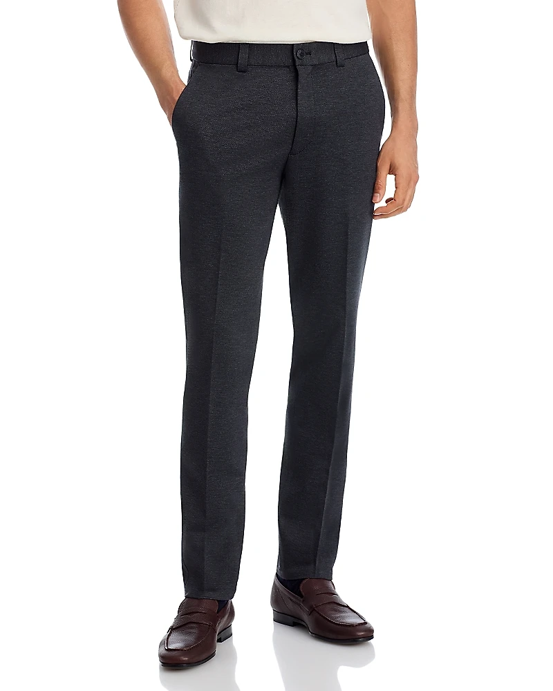 Hugo Hesten Extra Slim Fit Melange Jersey Suit Pants