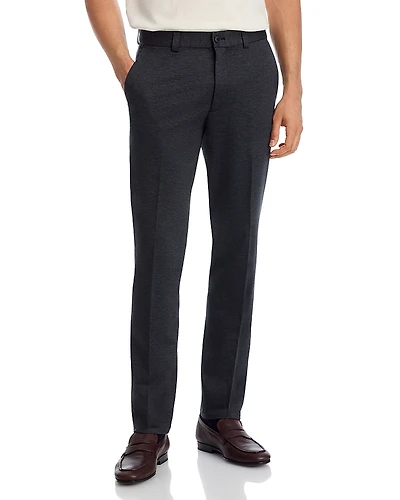 Hugo Hesten Extra Slim Fit Melange Jersey Suit Pants