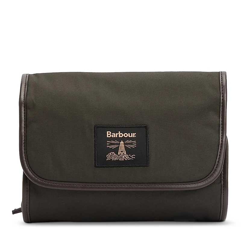 Barbour Wax Hanging Washbag