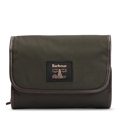 Barbour Wax Hanging Washbag