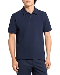 Theory Delroy Double Pique Regular Fit Polo Shirt