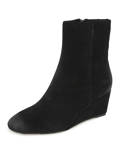 Gentle Souls by Kenneth Cole Women's Nash Suede Wedge Booties