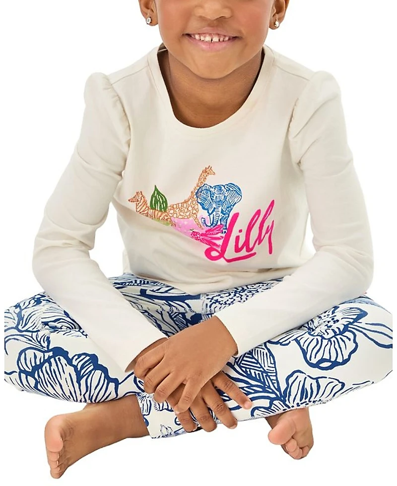 Lilly Pulitzer Girls' Mini Jansen Long Sleeved Top - Little Kid