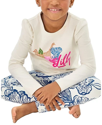 Lilly Pulitzer Girls' Mini Jansen Long Sleeved Top - Little Kid