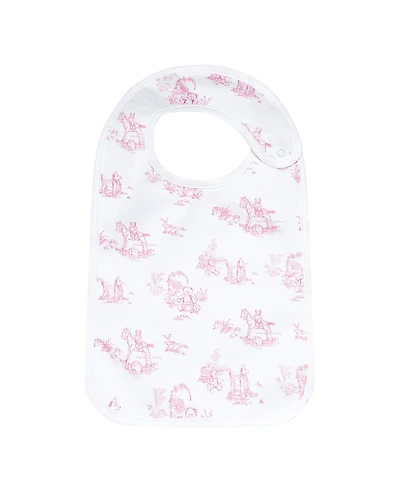 Nellapima Girls' Toile Print Feeding Bib - Baby