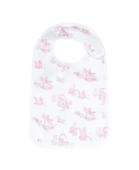 Nellapima Girls' Toile Print Feeding Bib - Baby