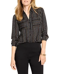 Nic+Zoe Mini Painted Stripe Shirt