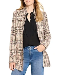 Nic+Zoe Stitchy Plaid Blazer