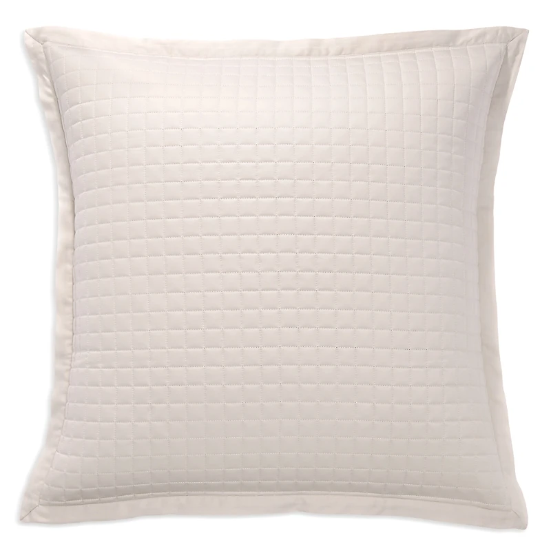 Amalia Home Collection Vita Quilted Sateen Euro Sham