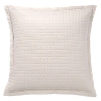 Amalia Home Collection Vita Quilted Sateen Euro Sham