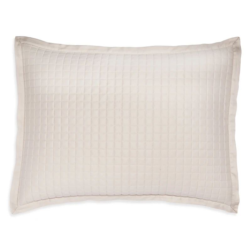 Amalia Home Collection Vita Quilted Sateen Standard Sham