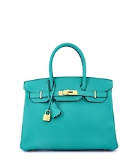 Pre-Owned Hermes Birkin 30 Handbag Epsom with Gold Hardware