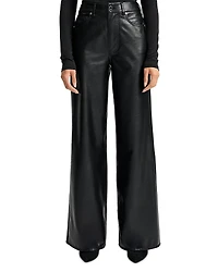 Veronica Beard Kasey Faux Leather Jeans