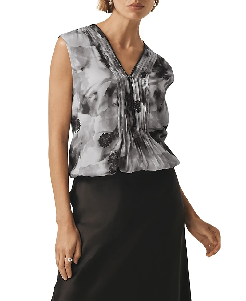 Mint Velvet Women's Floral Print Sleeveless Top