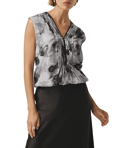 Mint Velvet Women's Floral Print Sleeveless Top