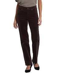Nydj Marilyn High Rise Straight Leg Corduroy Pants