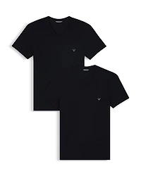 Emporio Armani V Neck Stretch Tees
