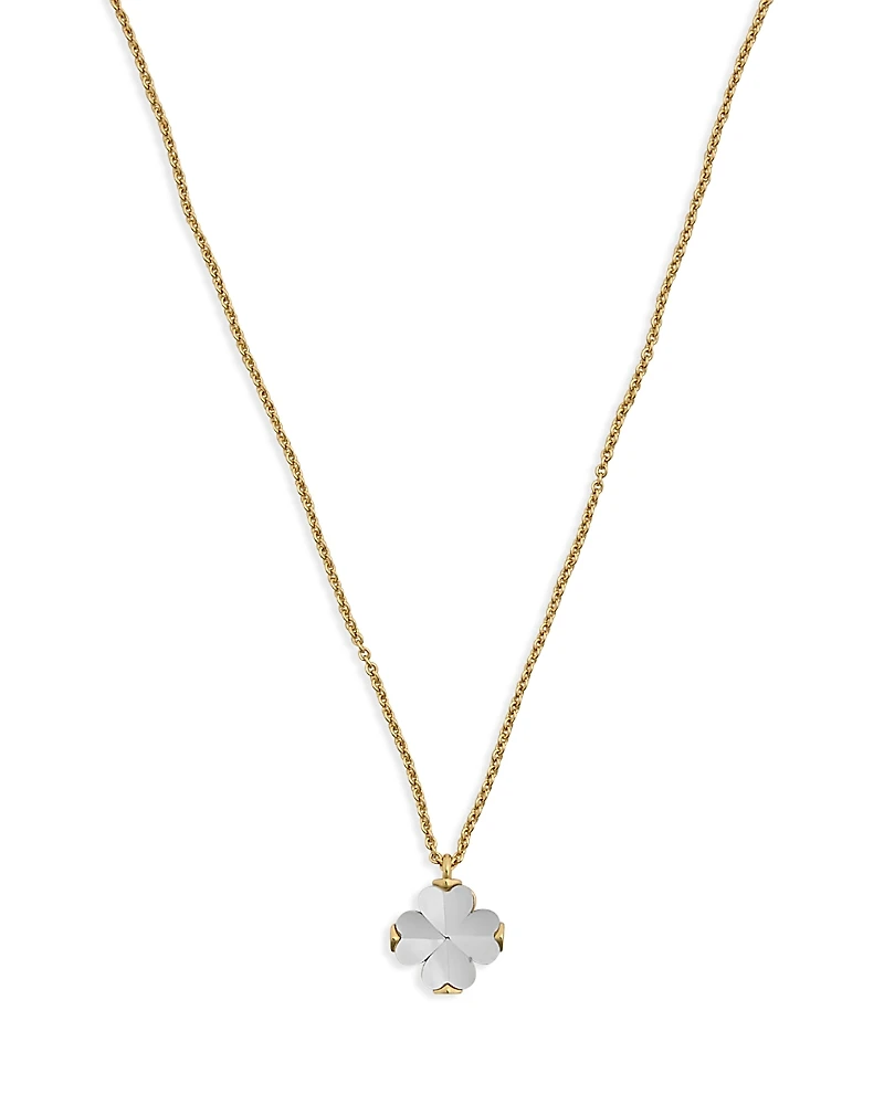 kate spade new york Spade Flower Mini Pendant, 15-17