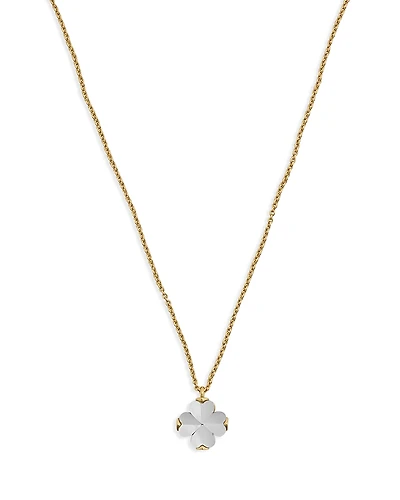 kate spade new york Spade Flower Mini Pendant, 15-17