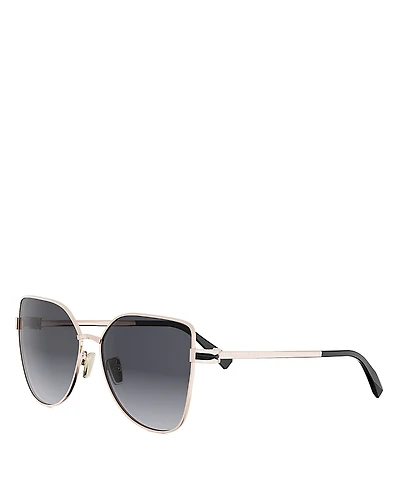 Bvlgari B. zero1 Square Sunglasses, 57mm