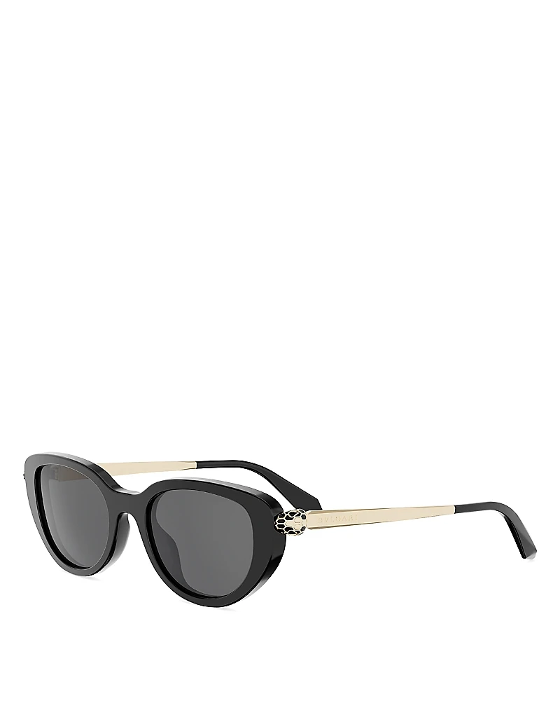 Bvlgari Serpenti Forever Oval Sunglasses, 50mm