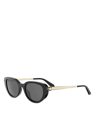 Bvlgari Serpenti Forever Oval Sunglasses, 50mm
