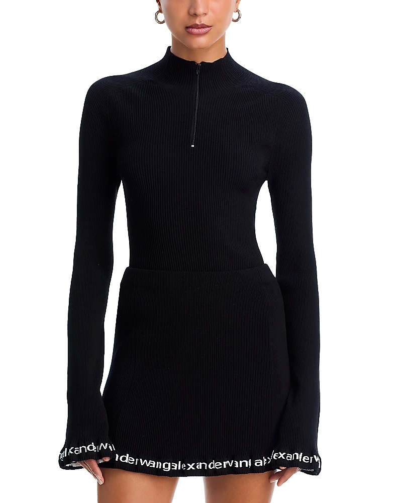 alexanderwang. t Ribbed Logo Turtleneck