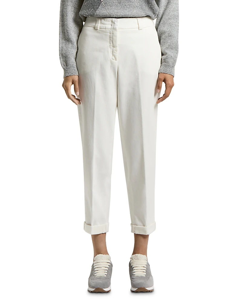 Peserico Mid Rise Trousers