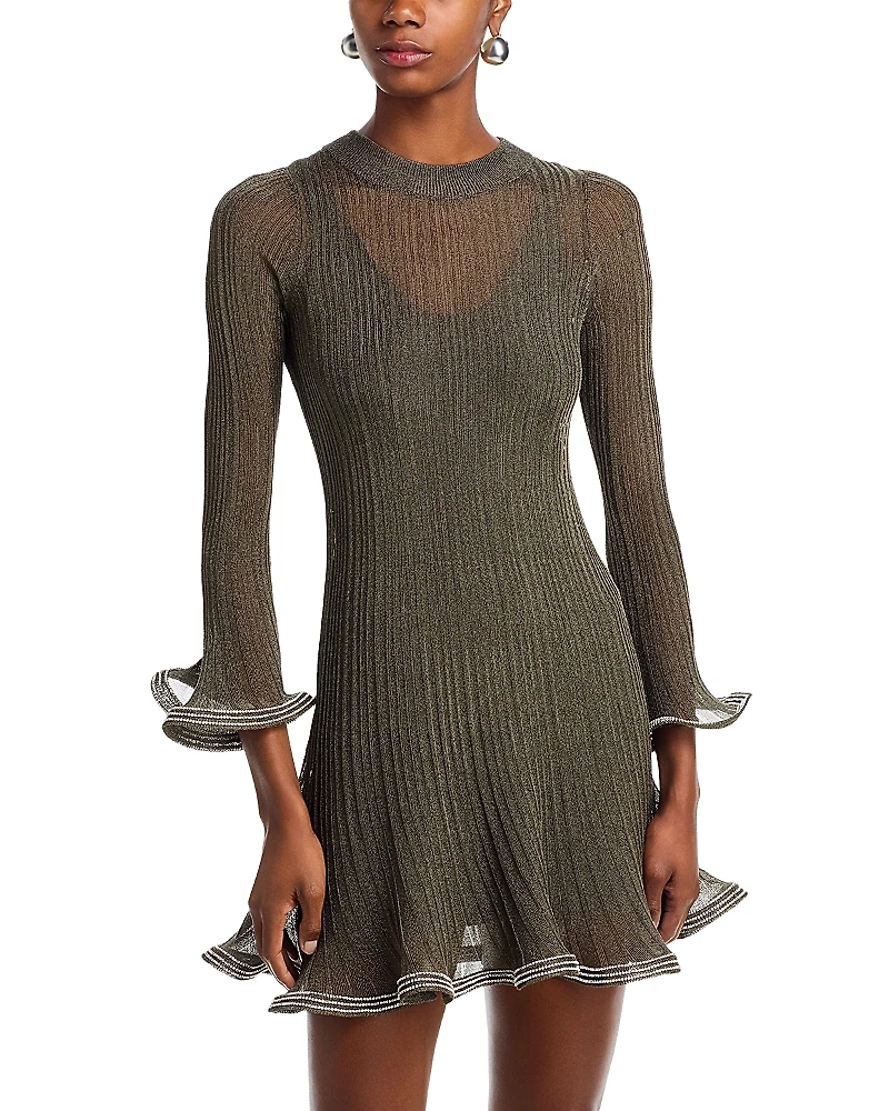 Simkhai Zelda Long Sleeve Mini Dress