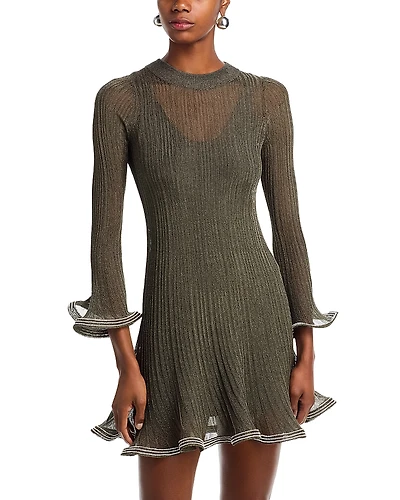 Simkhai Zelda Long Sleeve Mini Dress