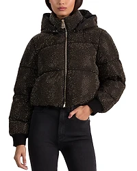 Alice and Olivia Robena Embellished Cropped Coat