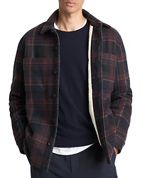 Vince Fleece Lined Shirt Jacket