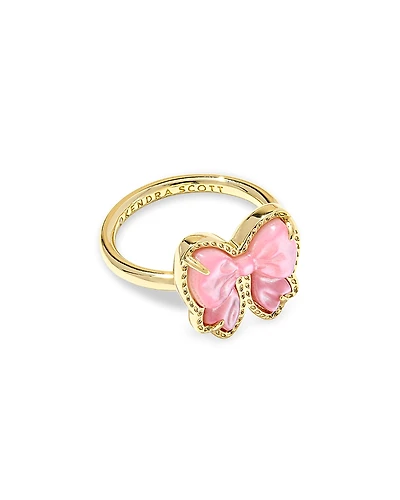 Kendra Scott Haley Mother Of Pearl Bow Ring
