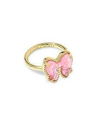 Kendra Scott Haley Mother Of Pearl Bow Ring