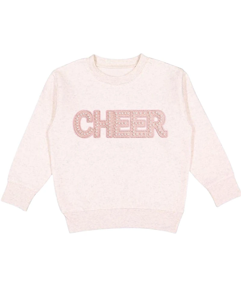 Sweet Wink Girl's Cheer Pearl Patch Sweatshirt - Baby, Little Kid, Big Kid