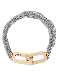 Allsaints Carabiner Multi Chain Bracelet