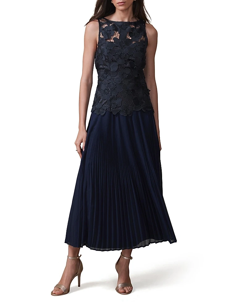 Mint Velvet Women's Floral Applique Maxi Dress