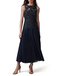 Mint Velvet Women's Floral Applique Maxi Dress