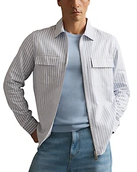 Reiss Palina Zip Front Shirt