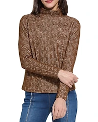 Lysse Carter Textured Turtleneck Top