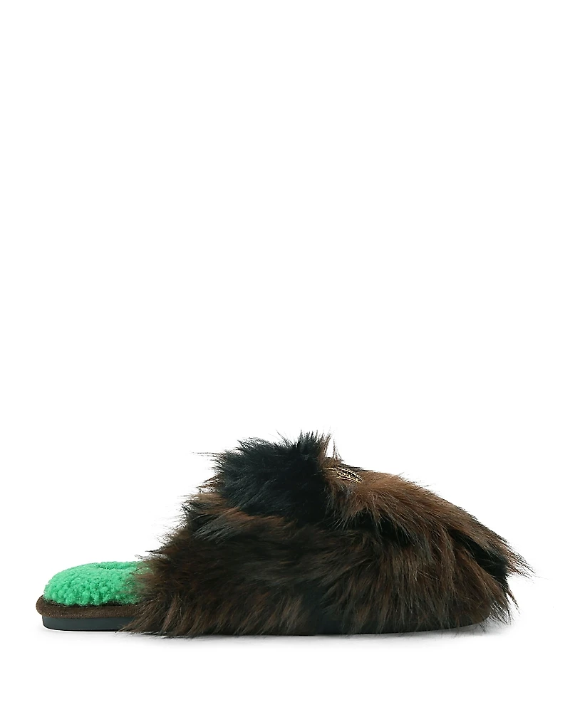 Kurt Geiger London Women's Faux Fur Kensington Slippers