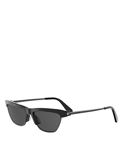 Dior D-Moon B1I Butterfly Sunglasses, 56 mm