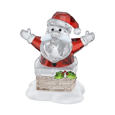 Swarovski Holiday Cheers Santa Claus and Chimney
