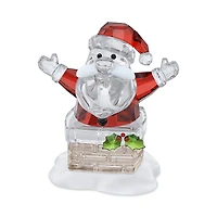 Swarovski Holiday Cheers Santa Claus and Chimney