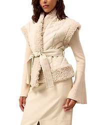 Marie Oliver Beatrice Fleece Trim Vest